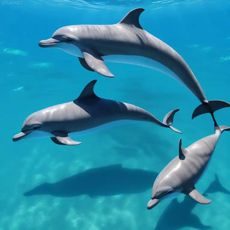 Dolphin Symphony: Graceful Elegance in the Azure...
