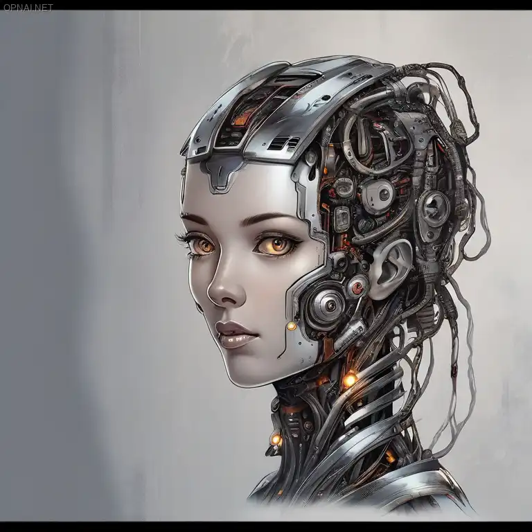Synthetic Serenity: The Robot Girl
