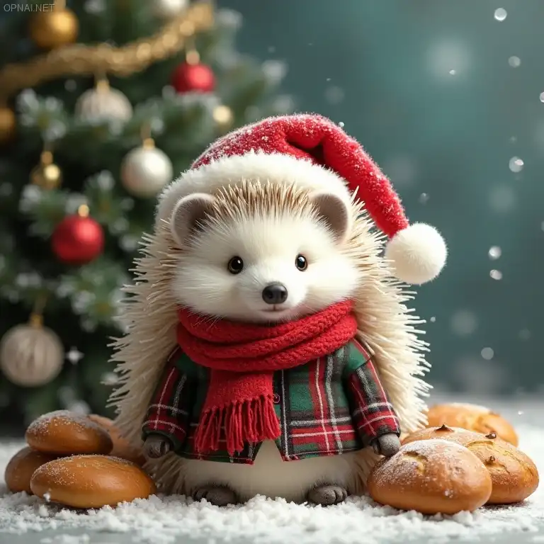 Xmas cute Hedgehog Toorney