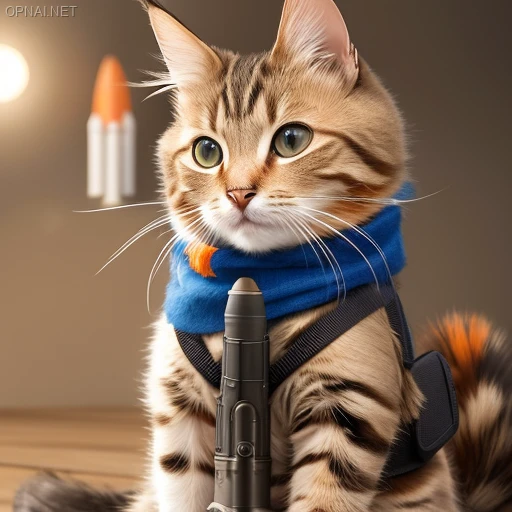 Feline Fury: Rocket Launcher Cat