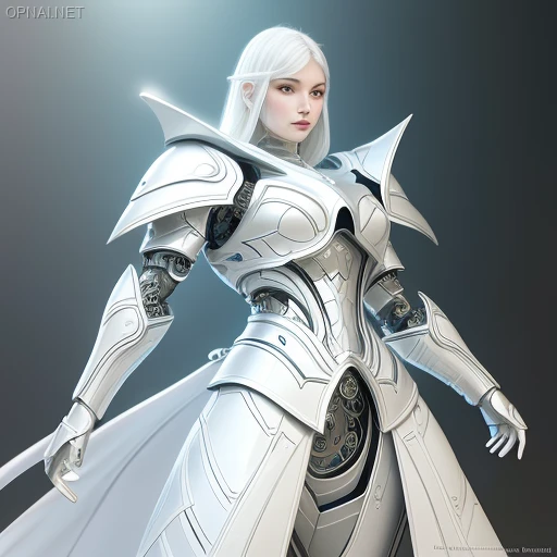 Organic Cyborg: White Plastic Knight