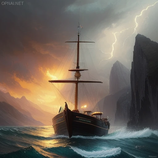 Stormy Seas: A Masterpiece of Imagination