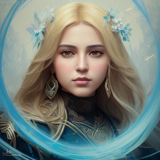 Ethereal Portrait: A Fusion of Tradition and Innovation