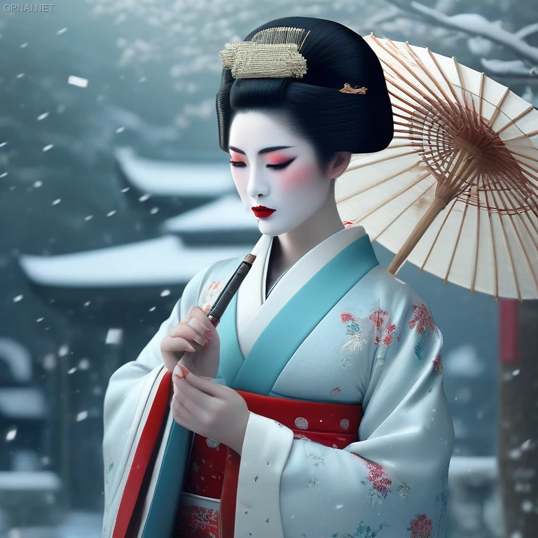 Snowy Geisha: A Visionary Masterpiece