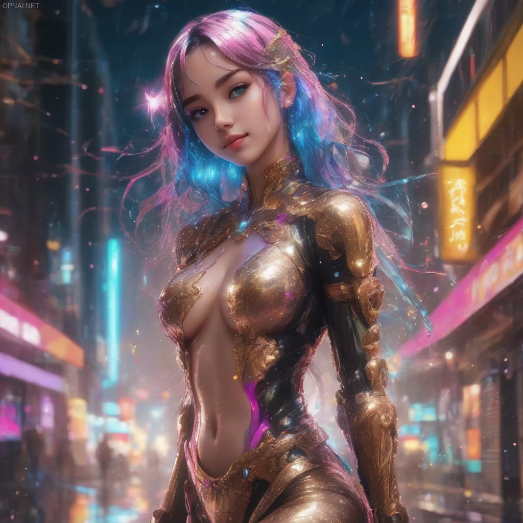 Cyberpunk Fantasy Beauty: A Stunning 8K CGI Masterpiece