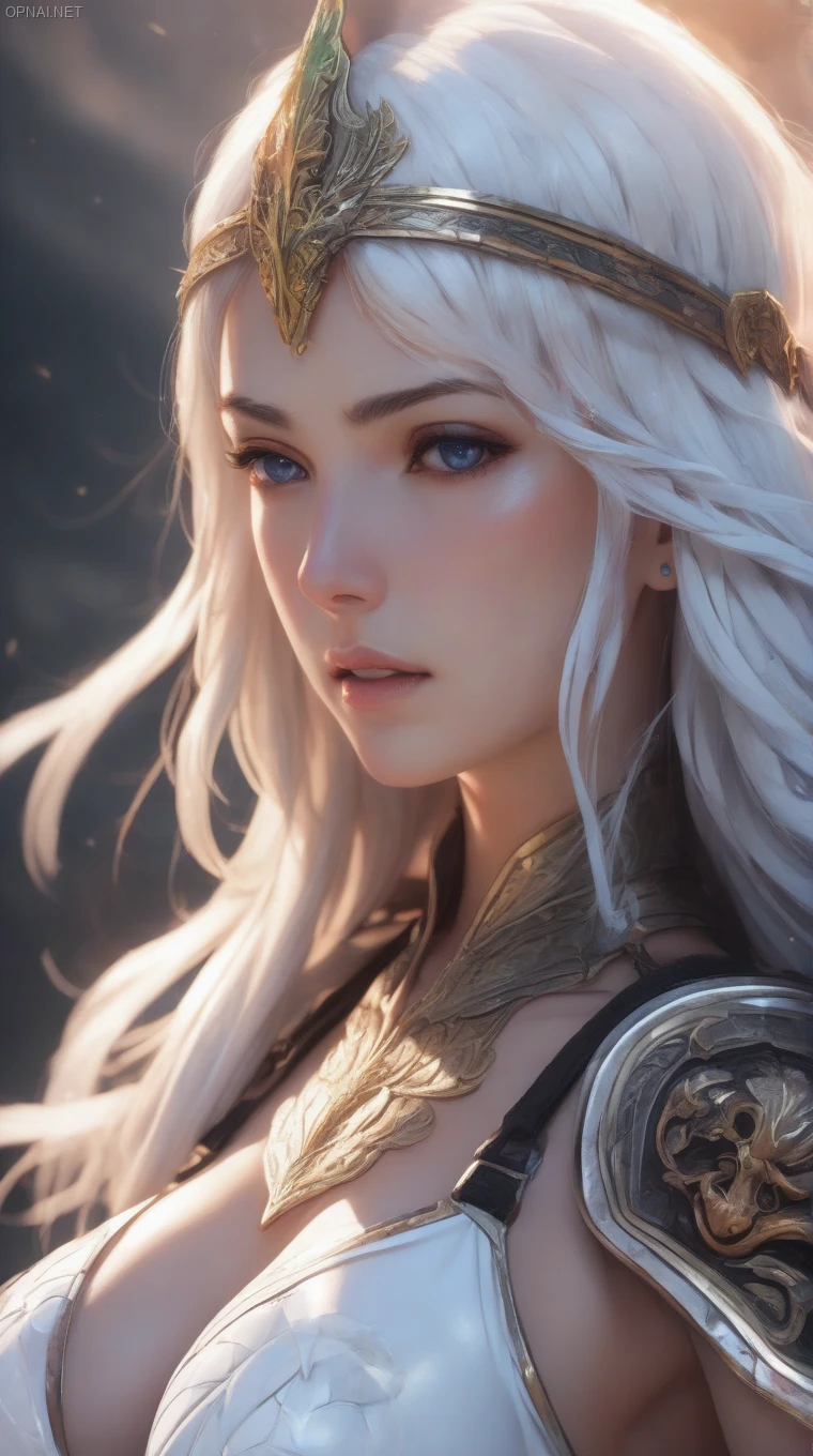 Athena's Ethereal Warrior: A Visual Masterpiece