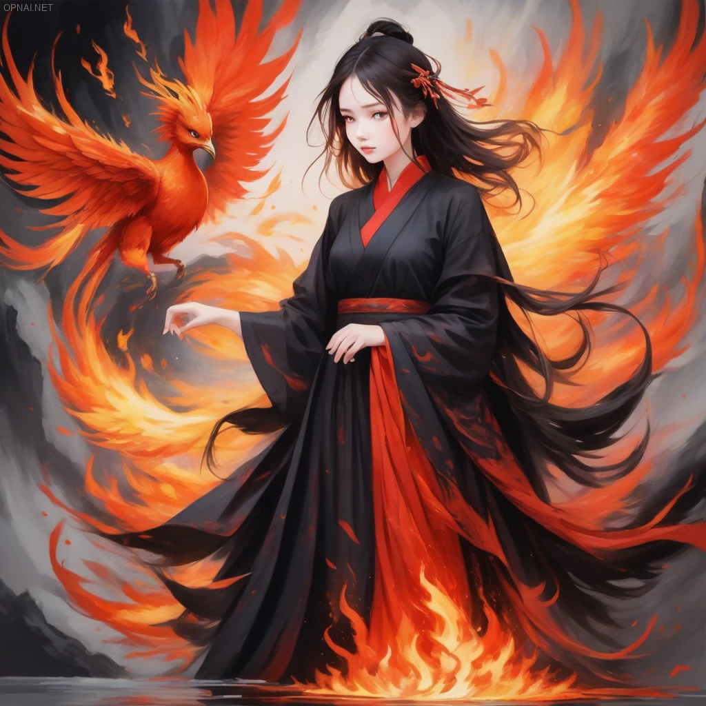 Phoenix's Fiery Guardian